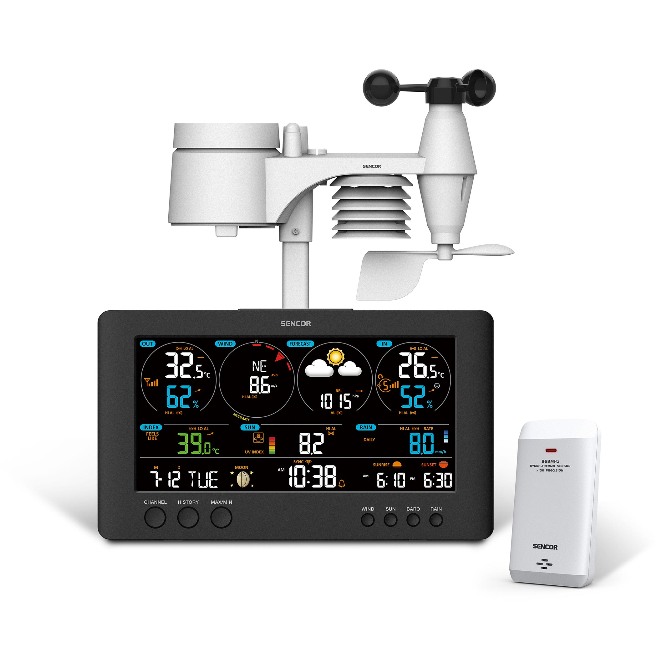 Wifi Profesionalni Meteorologicka Stanice Sws 12500 Sencor