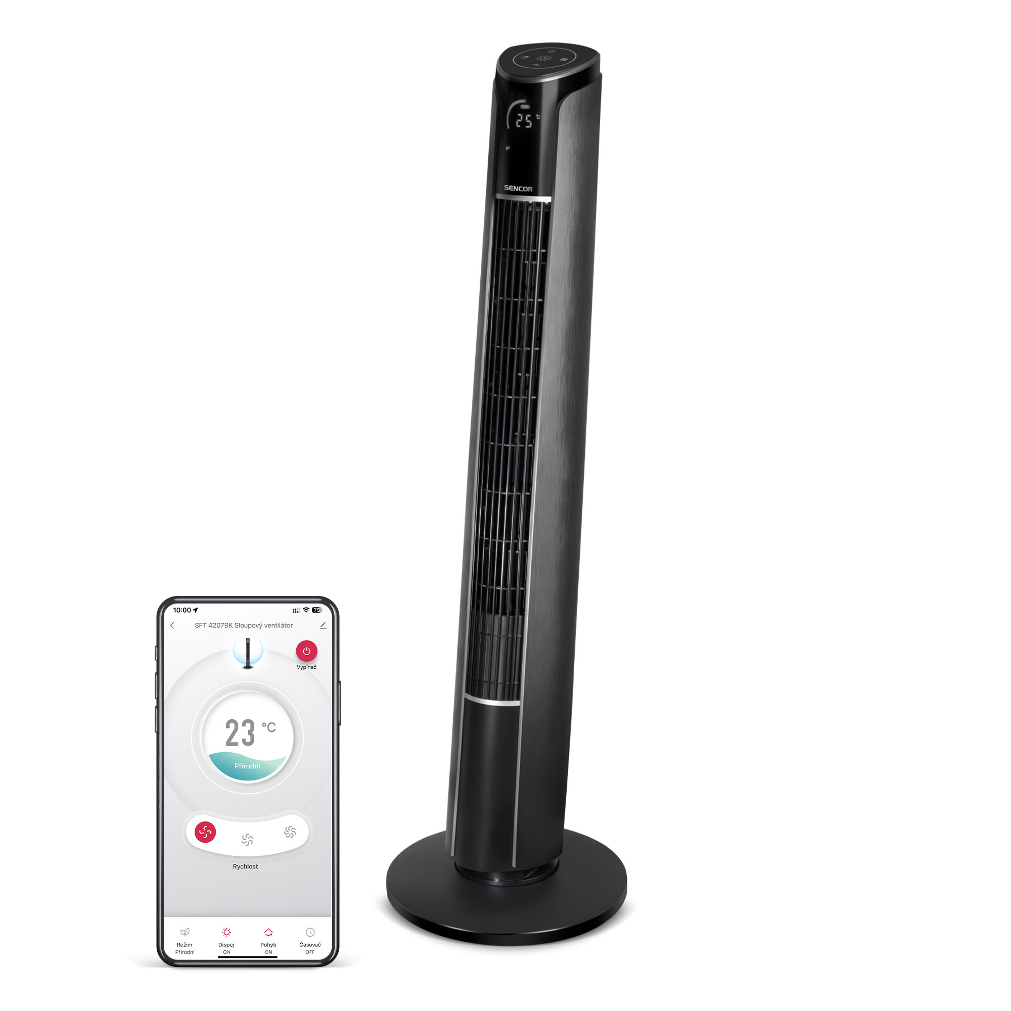 Sencor SFT 4207BK Sloupový ventilátor