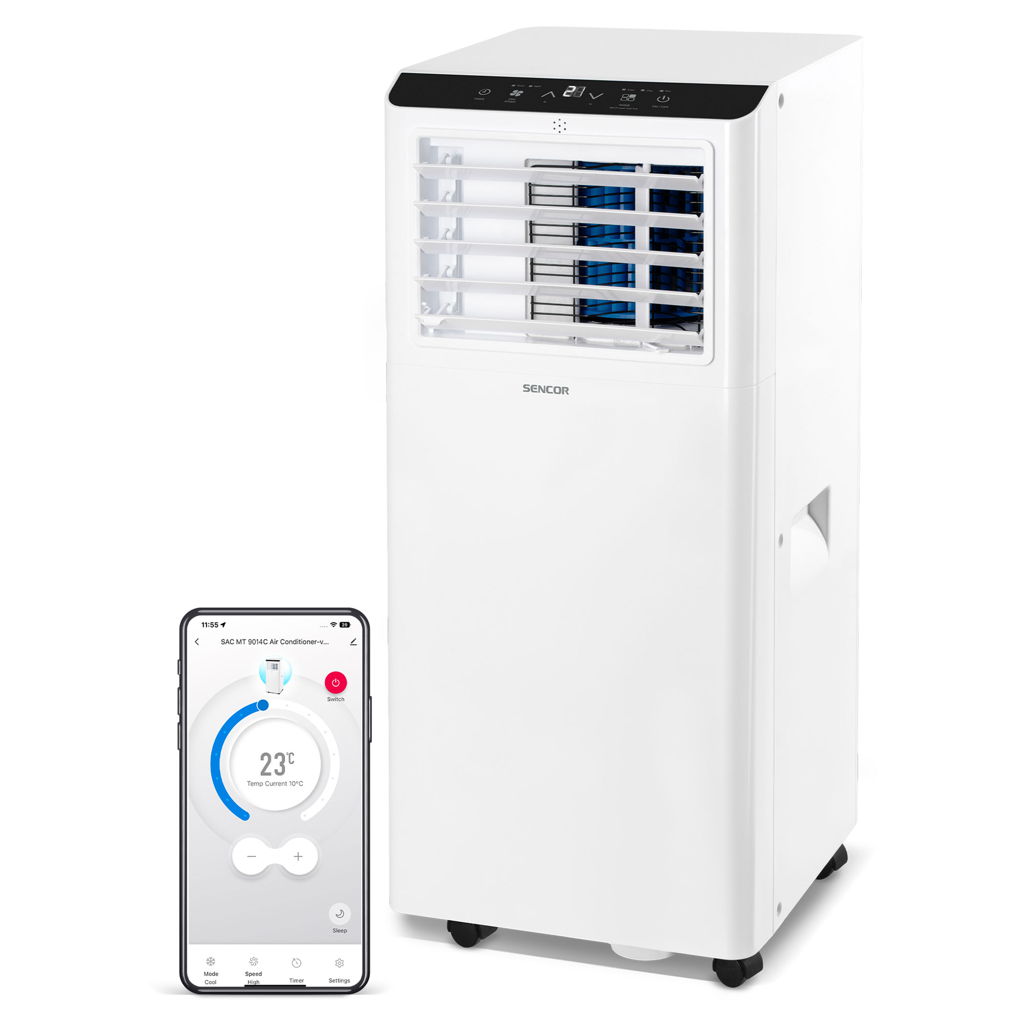 Sencor SAC MT9014C Mobilní klimatizace Wi-Fi